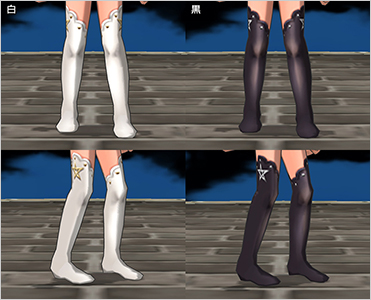 Star Pattern Overknee